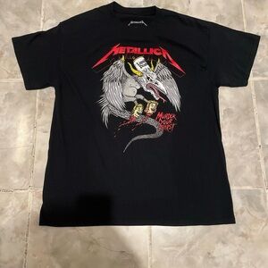 Metallica X Liquid Death Shirt Men’s Large M72 World Tour Metal Punk Rock Grunge